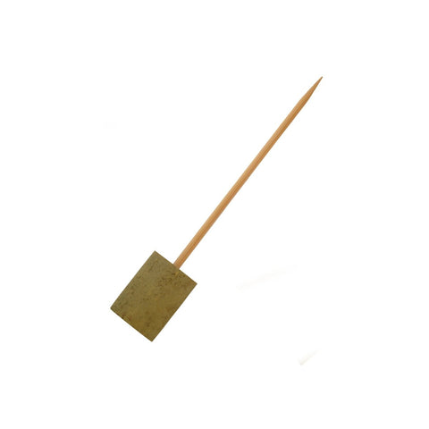 Packnwood BOOT Single Prong Bamboo Skewer with Block End L:6in - iFoodservice Online