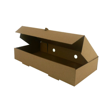 Packnwood Brown Kraft Box L:11.8in W:5.9in H:2in - iFoodservice Online