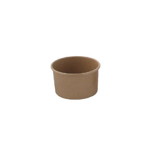 Packnwood Brown Kraft Hot & Cold Paper Cup 5oz D:3.in H:1.9in - iFoodservice Online