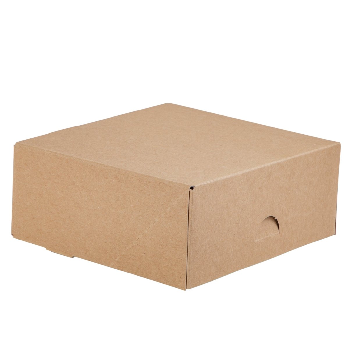 Packnwood Brown Pastry Box L:5.51in W:5.51in H:2.36in - iFoodservice Online