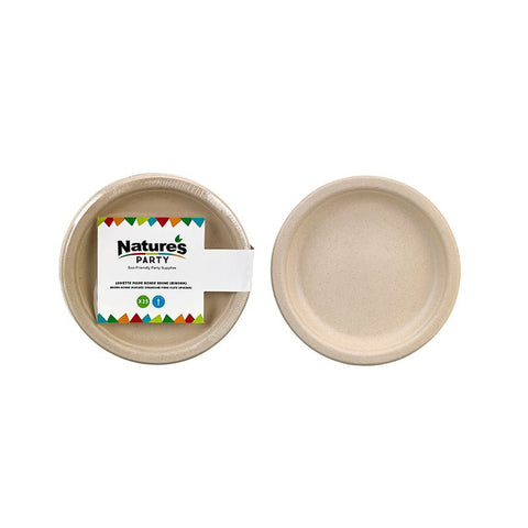 Packnwood Brown square sugarcane fibre plate D:10.04in - iFoodservice Online
