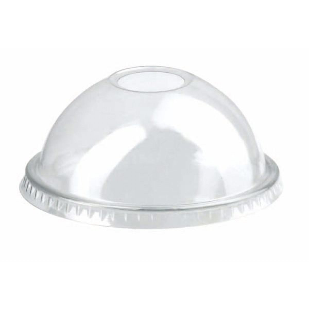 Packnwood Clear Dome Lid With Hole D:3in H:1.5in - iFoodservice Online