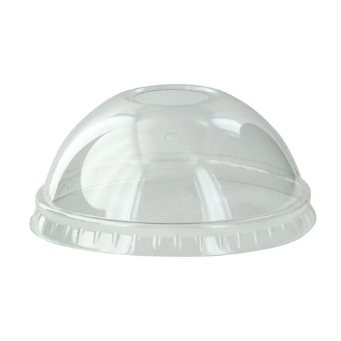 Packnwood Clear PET Dome Lid With Hole for 210POC181N & 210POB181 & 210POC320N & 210GPU12 D:3.5in - iFoodservice Online