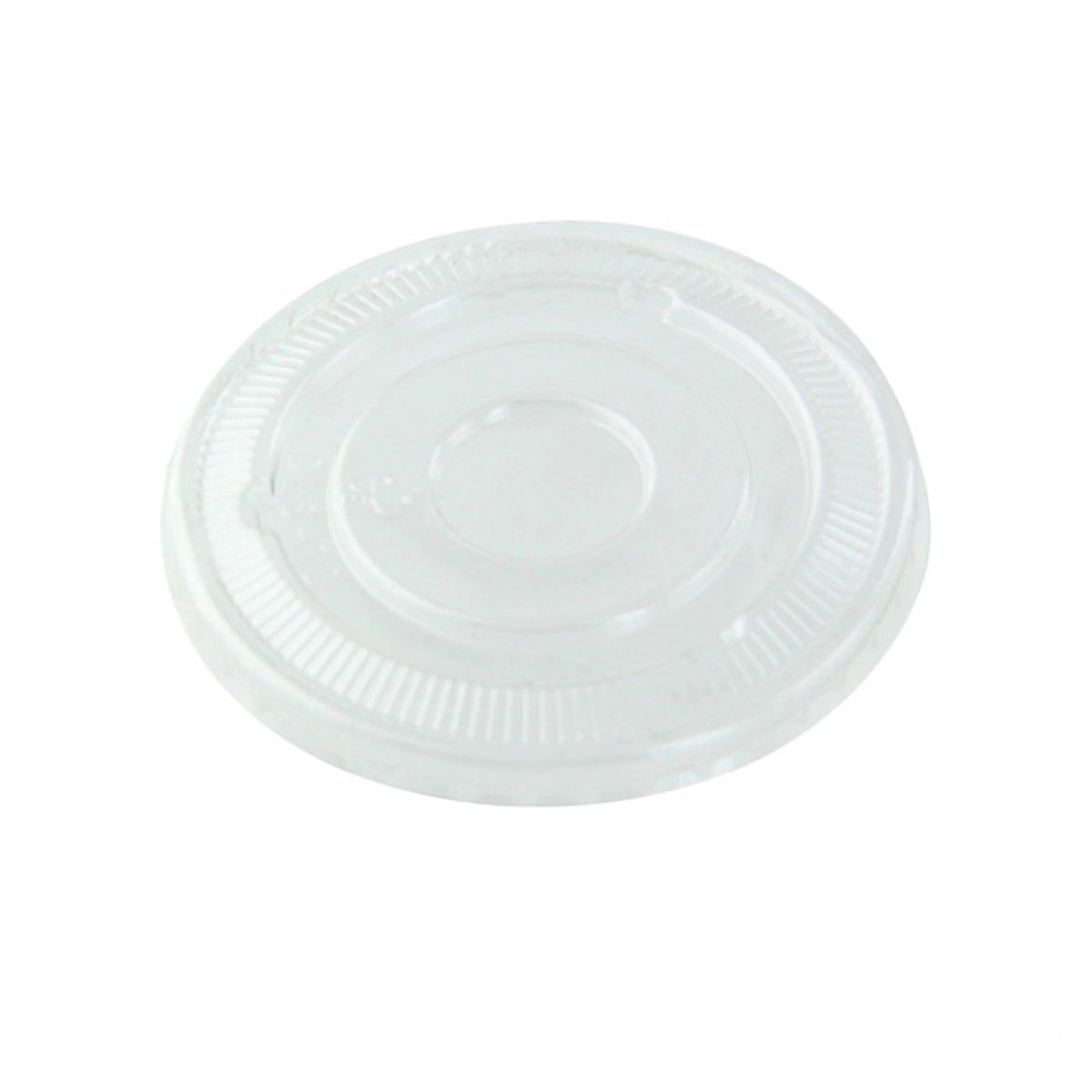 Packnwood Clear PET Flat Lid for 210POC181N & 210POB181 & 210POC320N & 210GPU12 D:3.54 H:0.3in - iFoodservice Online