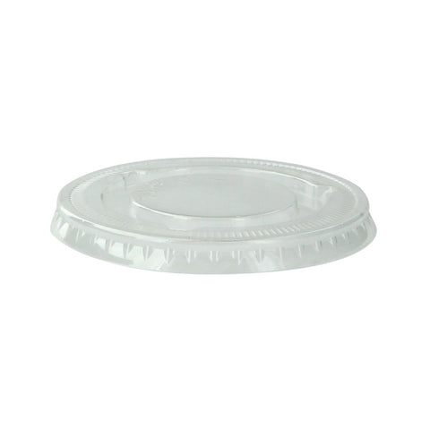 Packnwood Clear PET Flat Lid for 210POC81N & 210POB80 & 210POC121N & 210POB121 D:2.9in H:0.3in - iFoodservice Online