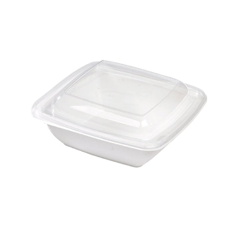 Packnwood Clear PET Lid for 210APUSCB750 L:7.67in W:7.67in H:0.01in - iFoodservice Online