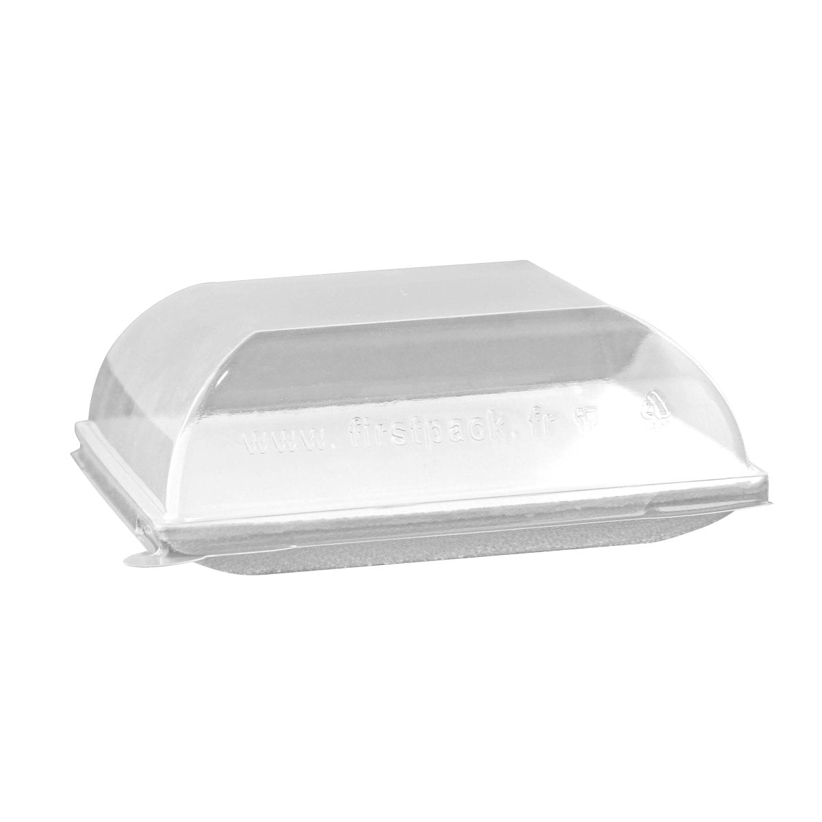 Packnwood Clear PET Lid for 210BCHIC1111 L:4.4in W:4.4in H:1.41in - iFoodservice Online