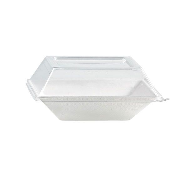 Packnwood Clear PET Lid for 210ECOD1414 L:5.19in W:5.19in H:1.22in - iFoodservice Online