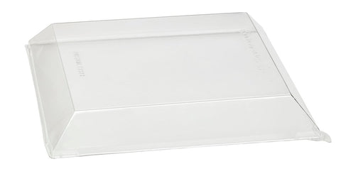 Packnwood Clear PET Lid for 210SAMBQ2323 L:9.05in W:9.05in H:1.33in - iFoodservice Online