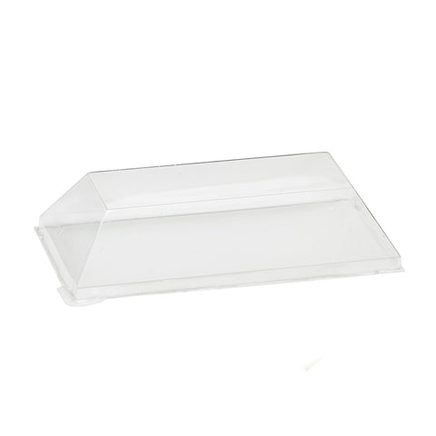 Packnwood Clear PET Lid for 210SAMBQ65 L:5.11in W:2.55in H:0.78in - iFoodservice Online