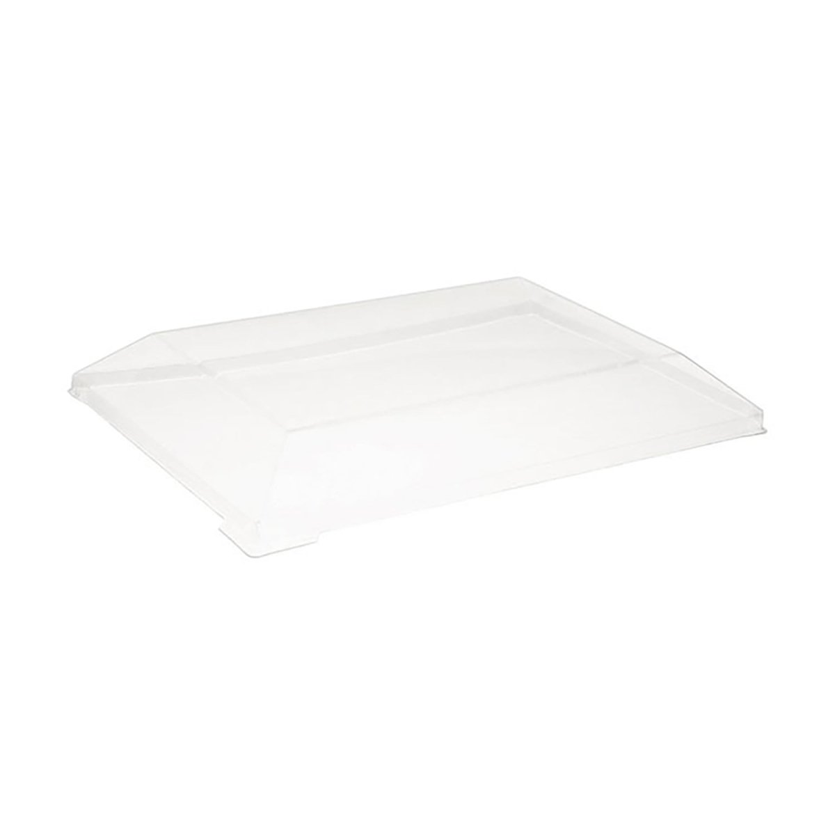 Packnwood Clear PET Lid for 210SAMBQ85 L:6.29in W:3.54in H:0.86in - iFoodservice Online