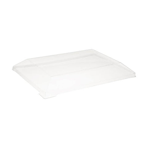 Packnwood Clear PET Lid for 210SAMBQ85 L:6.29in W:3.54in H:0.86in - iFoodservice Online