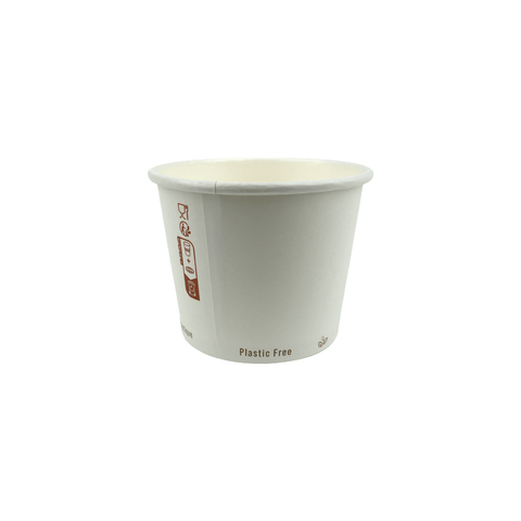 Packnwood Compostable Soup Cup 8oz D:3.5in H:2.8in - iFoodservice Online