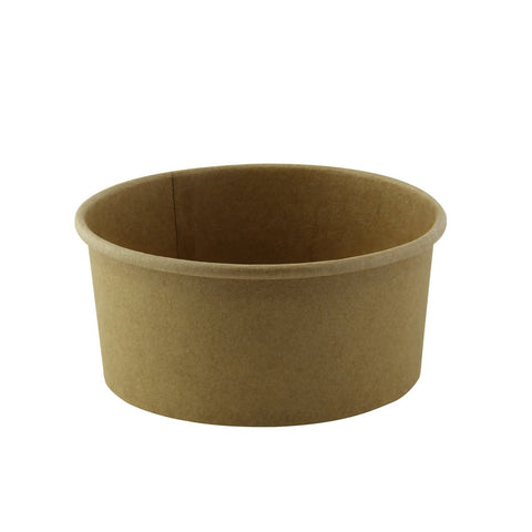 Packnwood Deli Kraft Container 12oz D:4.49in - iFoodservice Online