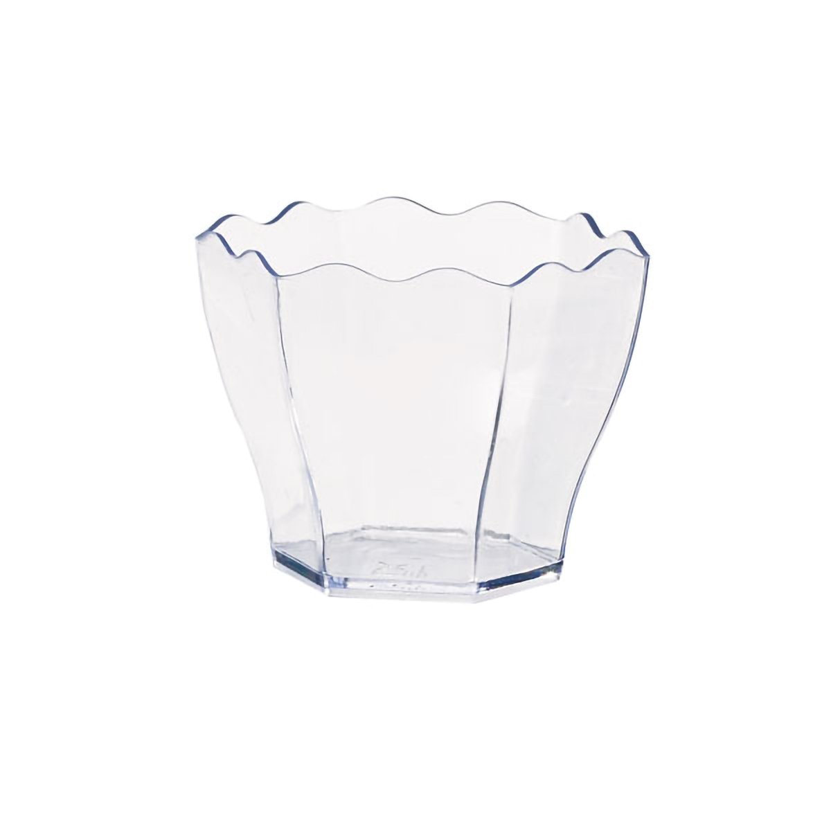 Packnwood DEVA Flower Shaped Transparent Cup 2oz D:2in H:1.75in - iFoodservice Online
