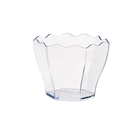 Packnwood DEVA Flower Shaped Transparent Cup 2oz D:2in H:1.75in - iFoodservice Online