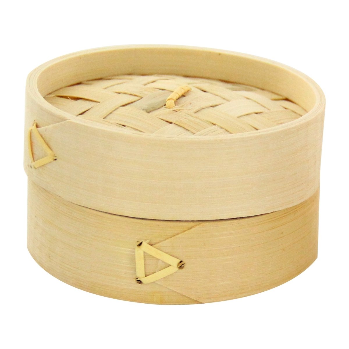 Packnwood Dim Sum Mini Reusable Bamboo Steamer 6oz D:3.9in - iFoodservice Online