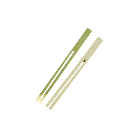 Packnwood DUAL PRONG Bamboo Double Pick Skewer L:3.9in W:0.23in H:0.1in - iFoodservice Online