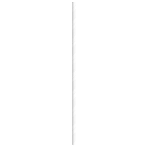 Packnwood Durable Solid White Cocktail Paper Straws - Unwrapped D:0.2in H:5.7in - iFoodservice Online