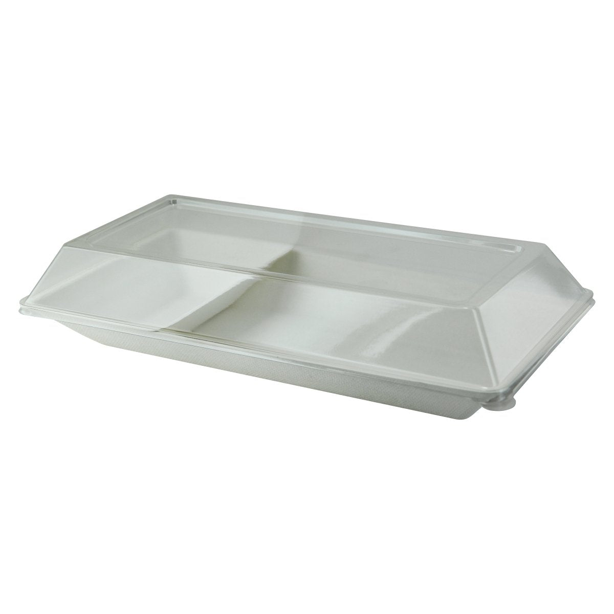 Packnwood Eco Design Sugarcane Tray with 1 Compartment - 800 VIP Set - iFoodservice Online