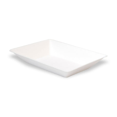 Packnwood Eco - Design White Sugarcane Plate 5oz Top:L:51in W:3.3in H:1.in - iFoodservice Online