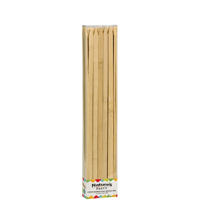 Packnwood Flat bamboo BBQ skewer L:9.84in - iFoodservice Online