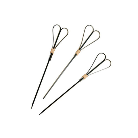 Packnwood FOTSY Black Bamboo Skewer With Looped Heart Design L:5.9in - iFoodservice Online