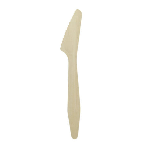 Packnwood Heavy Weight Wooden Knife L:7.3in - iFoodservice Online
