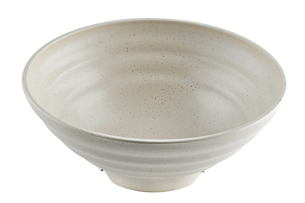 Packnwood HUSKLY Reusable bowl beige husk composite 34 oz D:7.48in H:2.95 - iFoodservice Online