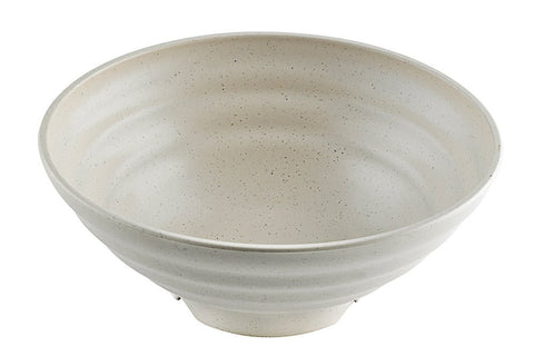 Packnwood HUSKLY Reusable bowl beige husk composite 34 oz D:7.48in H:2.95 - iFoodservice Online