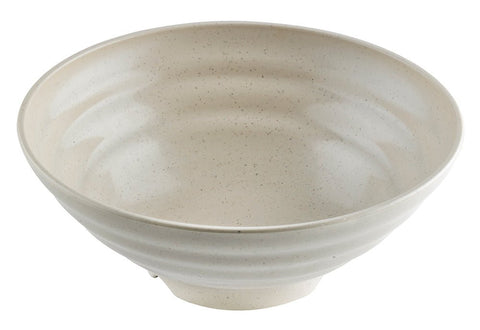 Packnwood HUSKLY Reusable bowl beige husk composite 44 oz D:8.26in H:3.14in - iFoodservice Online