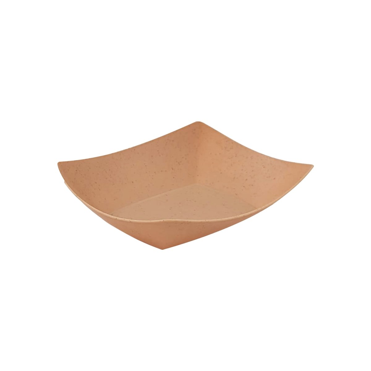 Packnwood HUSKLY Reusable food tray beige husk composite 10oz L:6.3in W:4.7in H:1.3in - iFoodservice Online