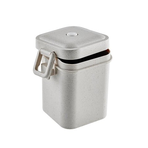 Packnwood HUSKLY Reusable Soup can with lid beige husk composite 20 oz H:4.92in L:4.13in W:3.54in - iFoodservice Online