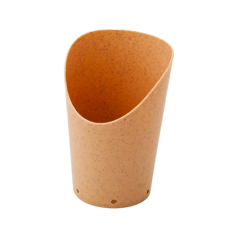Packnwood HUSKLY Reusable wrap cup beige husk composite 8oz D:3.15in H:4.6in - iFoodservice Online