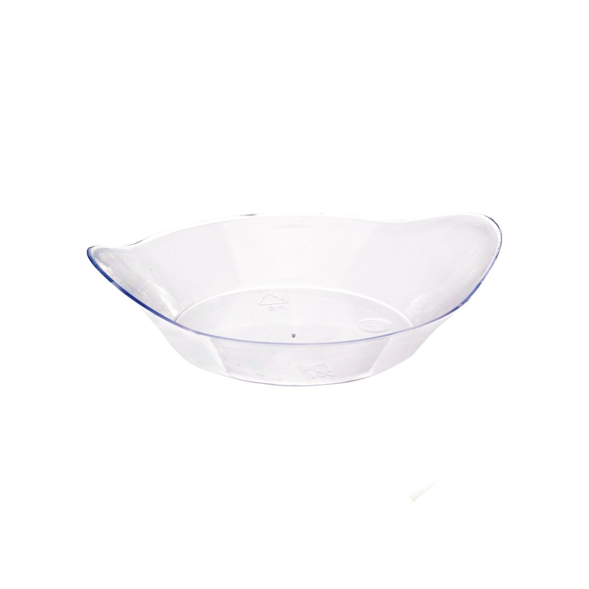 Packnwood INDA Oval Transparent Dish 2oz L:3.2 W:2.5in - iFoodservice Online