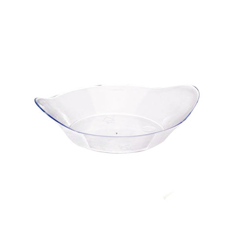 Packnwood INDA Oval Transparent Dish 2oz L:3.2 W:2.5in - iFoodservice Online