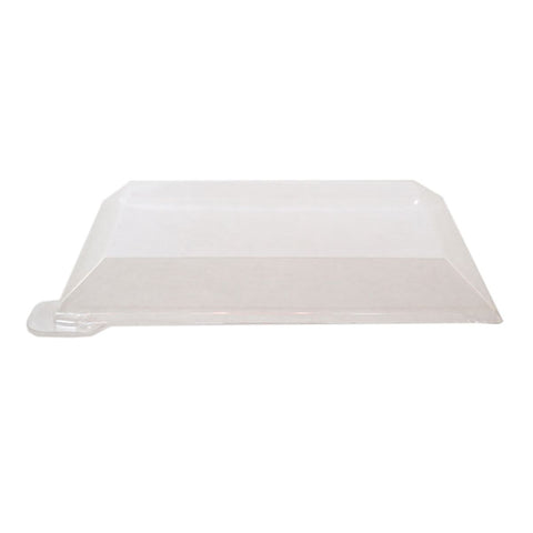 Packnwood Klarity Clear PET Lid for 210KLAR1010 L:3.95in W:3.95in H:0.6in - iFoodservice Online