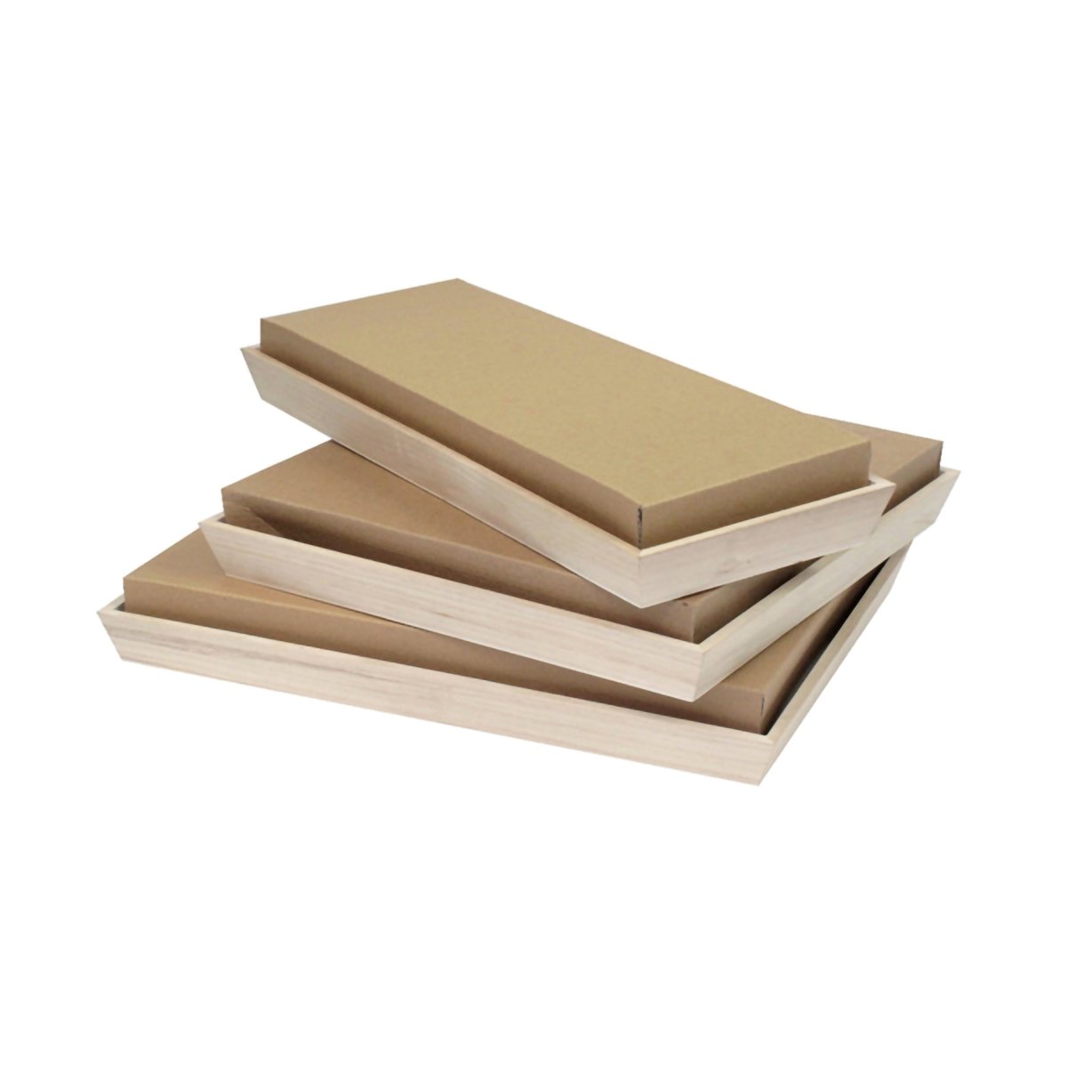 Packnwood Kraft Cardboard Lid for 210WOODTRAY31 L:12.2in W:12.2in H:2.36in - iFoodservice Online