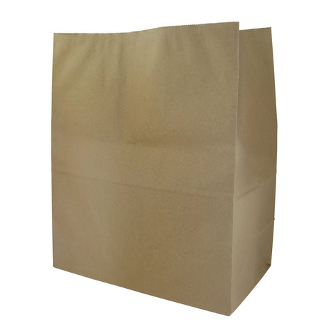 Packnwood Kraft double - layer paper SOS bag W:12.6in Gusset:6.7in H:15in - iFoodservice Online