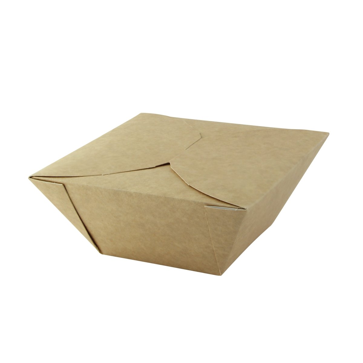 Packnwood Kraft Meal Box 40oz L:6.7in W:6.7in H:3.1in - iFoodservice Online