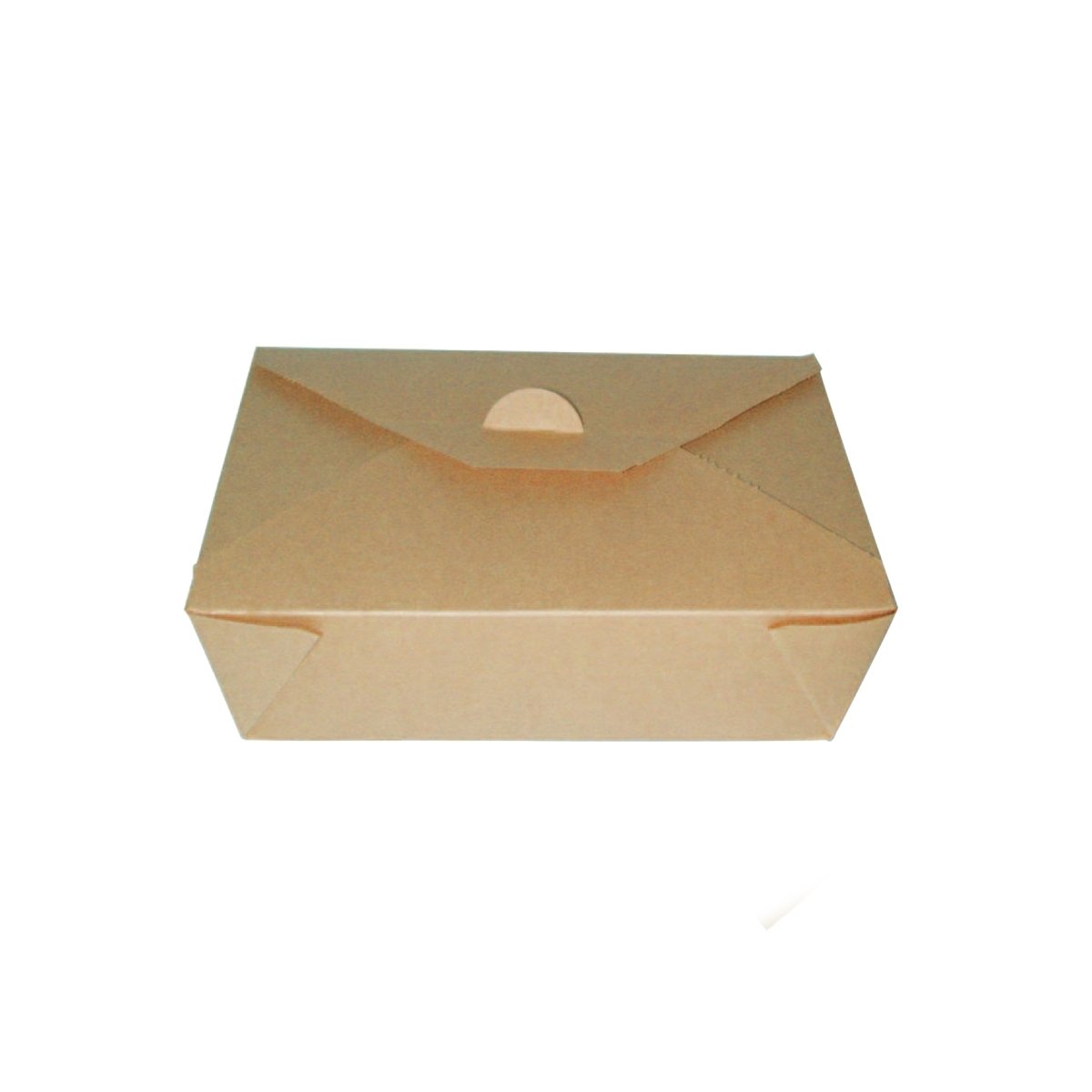 Packnwood Kraft Meal Box 70oz Base:L:7.7in W:5.5in H:2.5in Top:L:8.5in W:6.3in H:2.5in - iFoodservice Online
