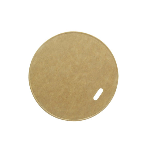 Packnwood Kraft Paper Coffee Lid for 8oz D:3.15in - iFoodservice Online
