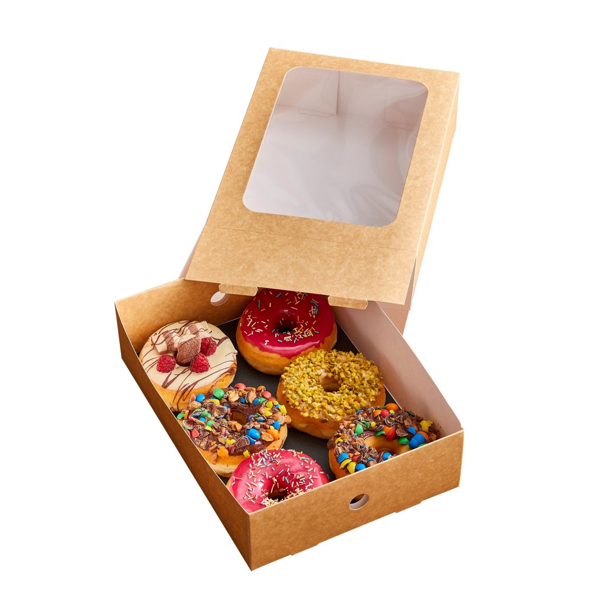 Packnwood Kraft Paper Medium Tray L:12in W:8.7in H:3.2in - iFoodservice Online