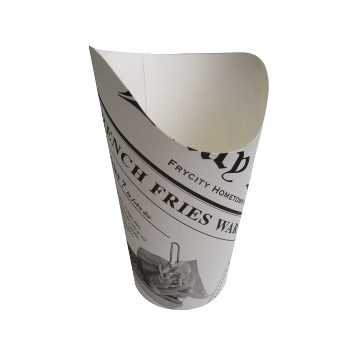 Packnwood Kraft Wrap Cup 12oz H:5.2 D:3.5in - iFoodservice Online