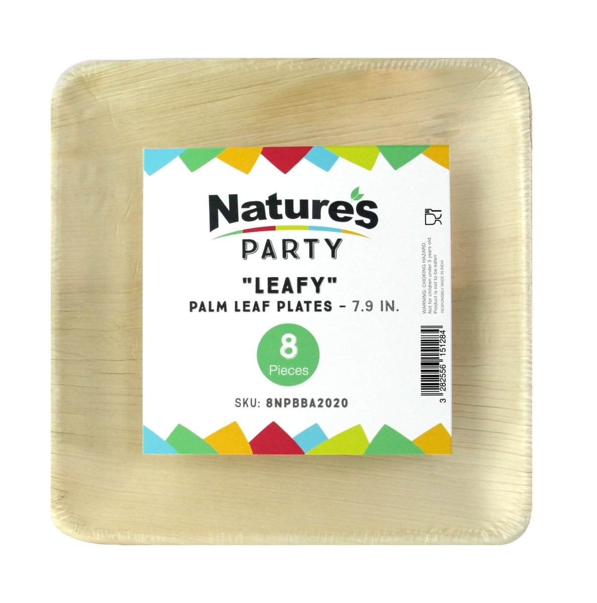 Packnwood LEAFY Palm Leaf Plate L:7.9in W:7.9in H:0.5in - iFoodservice Online