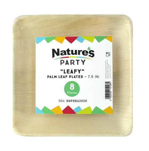 Packnwood LEAFY Palm Leaf Plate L:7.9in W:7.9in H:0.5in - iFoodservice Online
