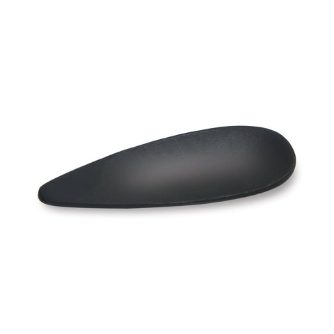 Packnwood MAHAL Black Bamboo Tear Shaped Tasting Spoon L:3.9 W:1.6in - iFoodservice Online