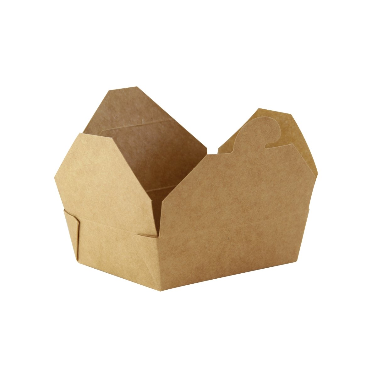 Packnwood Mini Kraft Meal Box 8oz L:4.75in W:3.8in H:1.4in - iFoodservice Online