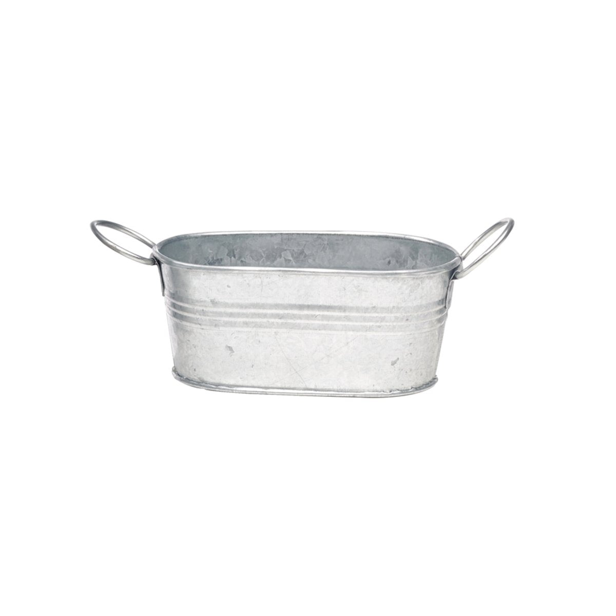 Packnwood Mini Reusable Metal Tub Bucket 7oz D:1.5H:4in - iFoodservice Online