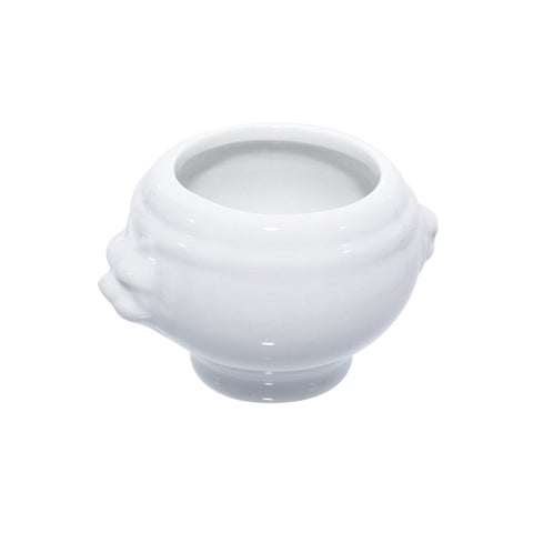 Packnwood Mini Reusable Porcelain Soup Tureen 2.6oz D:2.5in H:2in - iFoodservice Online